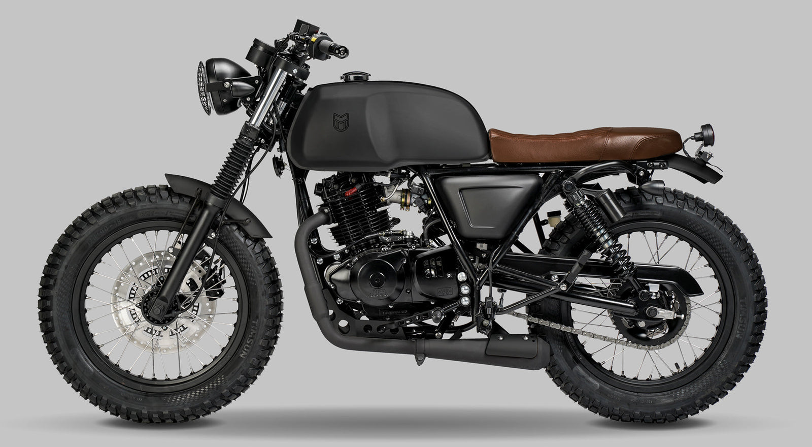 Rugged all terain motorcycle