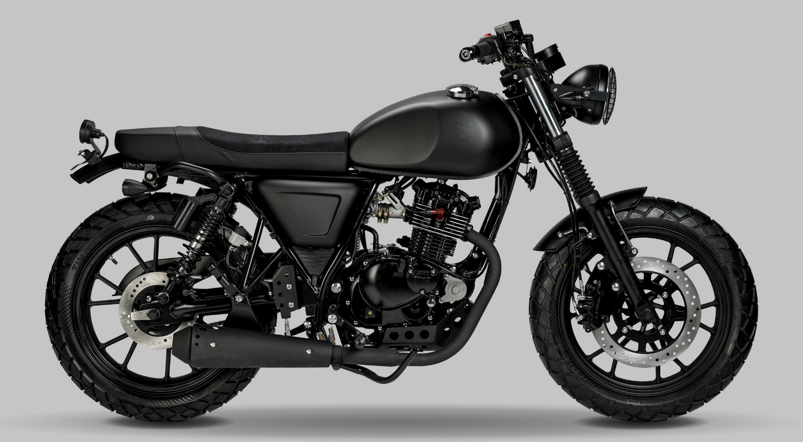 Rugged all terain motorcycle
