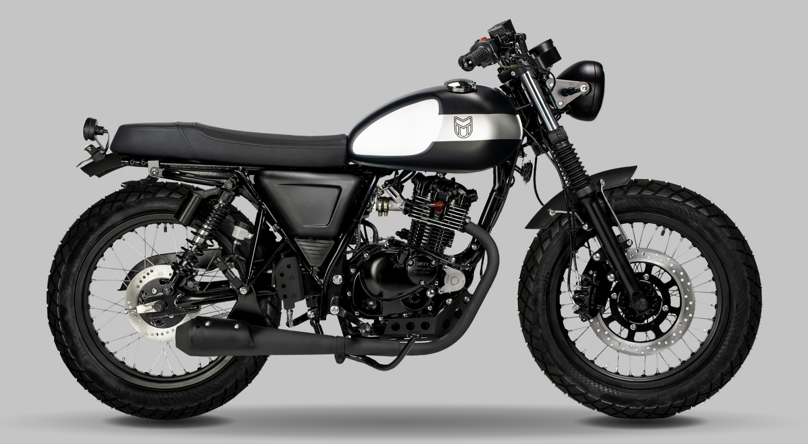 Rugged all terain motorcycle