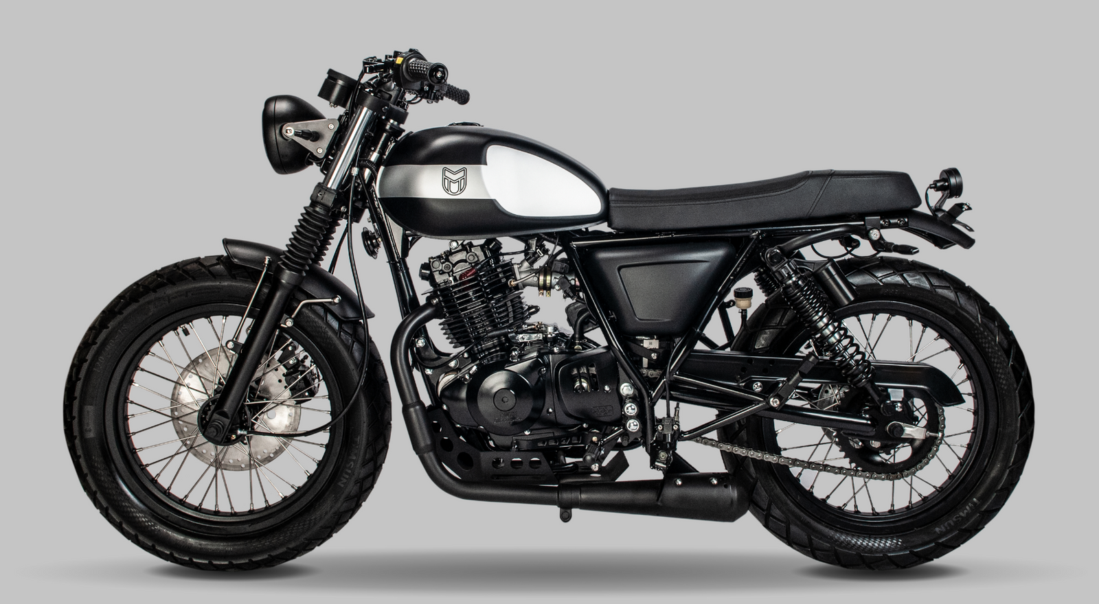 Rugged all terain motorcycle