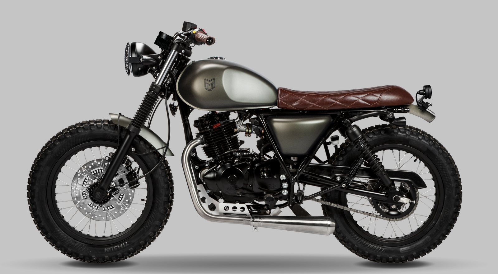 Rugged all terain motorcycle