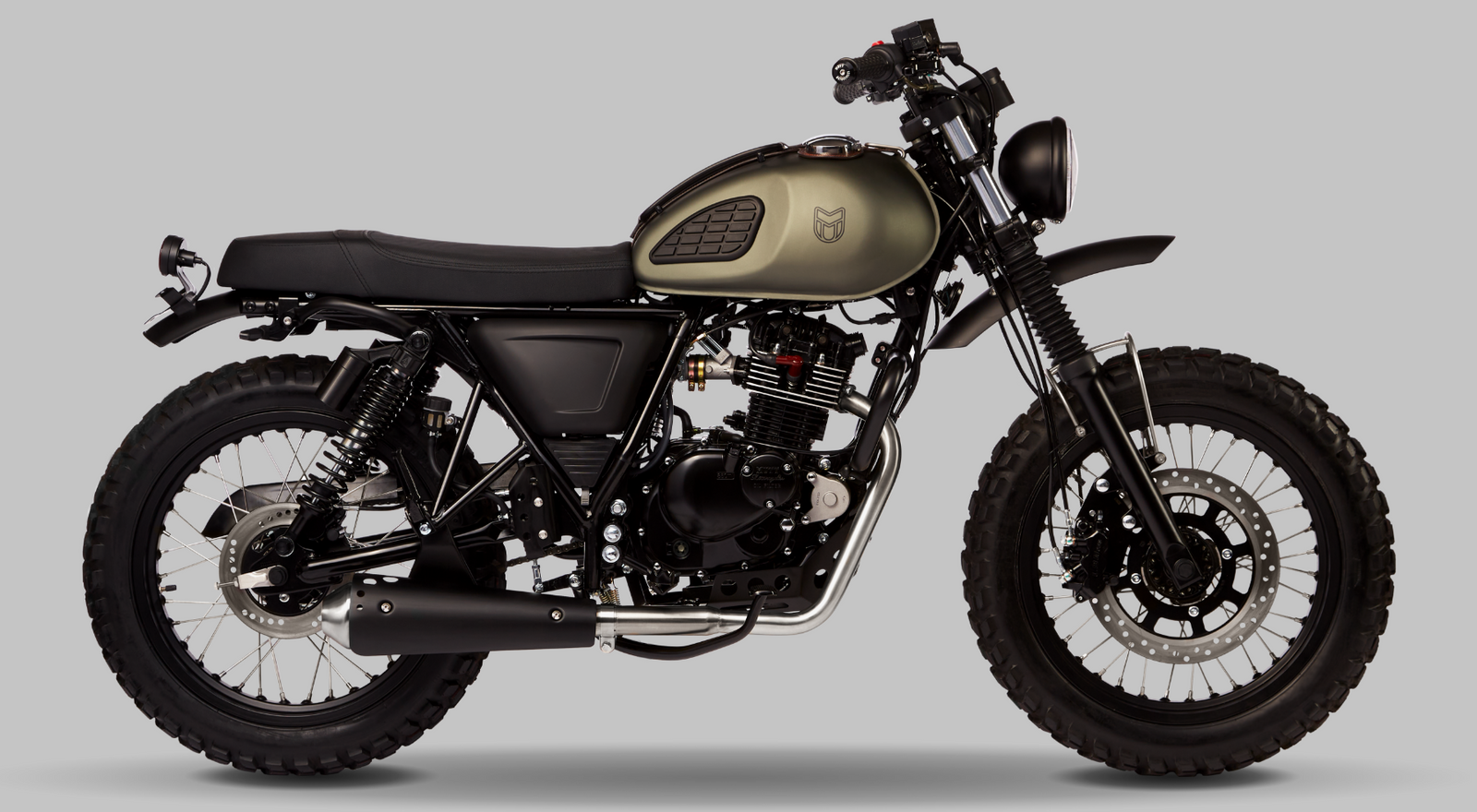 Rugged all terain motorcycle