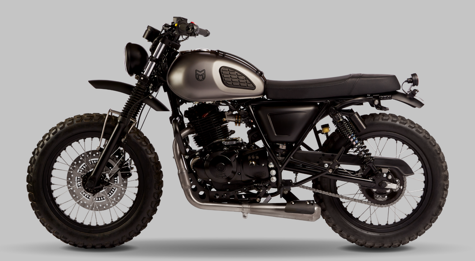 Rugged all terain motorcycle